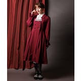ワイン | Wレースアップトレンチコート | axes femme