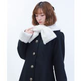 ファーティペ付ロングコート | axes femme | 詳細画像10