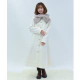 ファーティペ付ロングコート | axes femme | 詳細画像15