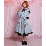 バイカラーワンピースコート | axes femme | 詳細画像1 