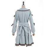 バイカラーワンピースコート | axes femme | 詳細画像17 