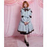 バイカラーワンピースコート | axes femme | 詳細画像4 