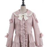 バイカラーワンピースコート | axes femme | 詳細画像9 