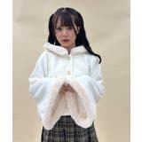 生成り | ベルスリーブフード付コート | axes femme