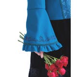 刺繍入ジャカード切替コート | axes femme | 詳細画像11 