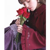 刺繍入ジャカード切替コート | axes femme | 詳細画像14 