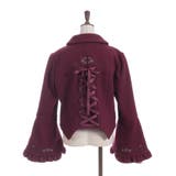 刺繍入ジャカード切替コート | axes femme | 詳細画像17 