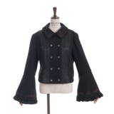 刺繍入ジャカード切替コート | axes femme | 詳細画像21 