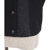 刺繍入ジャカード切替コート | axes femme | 詳細画像25 