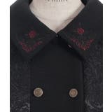 刺繍入ジャカード切替コート | axes femme | 詳細画像26 