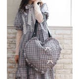 グレー | チェックハートバッグ | axes femme
