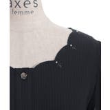 ローズ刺繍カットカーディガン | axes femme | 詳細画像14 