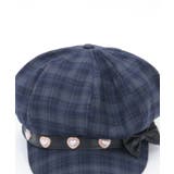 パーツ×リボン付キャスケット | axes femme | 詳細画像15 