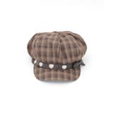 パーツ×リボン付キャスケット | axes femme | 詳細画像3 