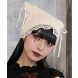 ネコ耳風レースニット帽 | axes femme | 詳細画像4