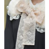 レースリボンファーティペット | axes femme | 詳細画像5 