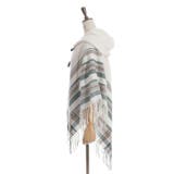 サイドラインチェックポンチョ | axes femme | 詳細画像21 