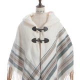 サイドラインチェックポンチョ | axes femme | 詳細画像23 