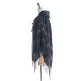 サイドラインチェックポンチョ | axes femme | 詳細画像6 