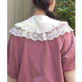 レースフリルラウンド付け襟 | axes femme | 詳細画像3