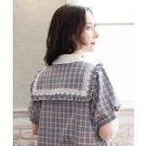 チェック付け衿 | axes femme | 詳細画像6