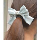 ミント | 巻き薔薇リボンヘアクリップ | axes femme