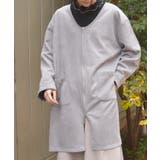 チャコール | カットスエードコーディガン | axes femme