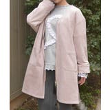 ピンク | カットスエードコーディガン | axes femme