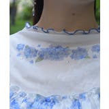 紫陽花プリントシアーインナー | axes femme | 詳細画像6 