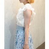 チュールフリルノースリブラウス | axes femme | 詳細画像2 
