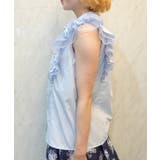 チュールフリルノースリブラウス | axes femme | 詳細画像8 