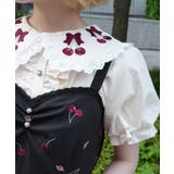 チェリー刺繍コットンブラウス | axes femme | 詳細画像7 