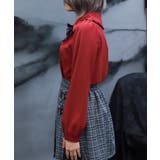 ナイトメアチェックリボンブラウス | axes femme | 詳細画像2 