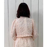 ハートドット刺繍ギンガムブラウス | axes femme | 詳細画像3