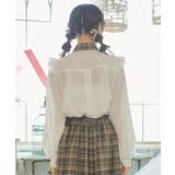 リボン付配色襟デザインブラウス | axes femme | 詳細画像3