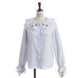 スノー・ローズ刺繍ブラウス | axes femme | 詳細画像17