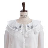 スノー・ローズ刺繍ブラウス | axes femme | 詳細画像27