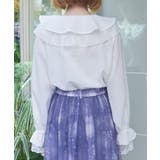 スノー・ローズ刺繍ブラウス | axes femme | 詳細画像3