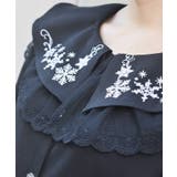 スノー・ローズ刺繍ブラウス | axes femme | 詳細画像6