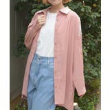 ピンク | ＵＶカットシアーシャツ | axes femme