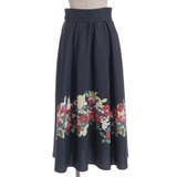 椿柄スカート | axes femme | 詳細画像15 