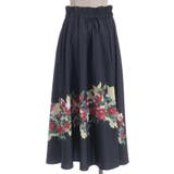 椿柄スカート | axes femme | 詳細画像17 