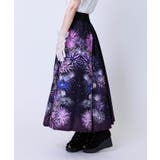 花火柄タックスカート | axes femme | 詳細画像7