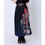 黒 | 花火柄タックスカート | axes femme