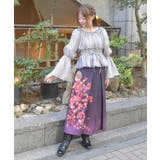 紅葉柄スカート | axes femme | 詳細画像5