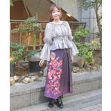 紅葉柄スカート | axes femme | 詳細画像7