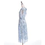 フラワー×タイル柄楊柳ワンピース | axes femme | 詳細画像16 