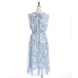 フラワー×タイル柄楊柳ワンピース | axes femme | 詳細画像17 