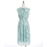 フラワー×タイル柄楊柳ワンピース | axes femme | 詳細画像25 