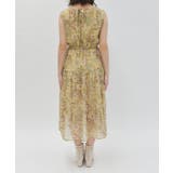 フラワー×タイル柄楊柳ワンピース | axes femme | 詳細画像3 